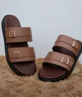 Sandales soft Tchin ST double bandes double boucle