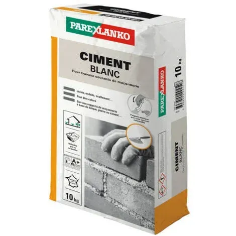 Ciment blanc 10KG-PAREXLANKO
