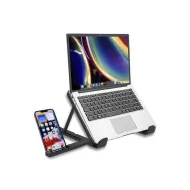 Support d'ordinateur portable réglable à 10 vitesses + Support de téléphone