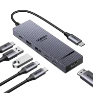 HUB Multiport 5 en 1 USB C, Ugreen Revodok 105 Pour Ordinateur, Tablette, Smartphone
